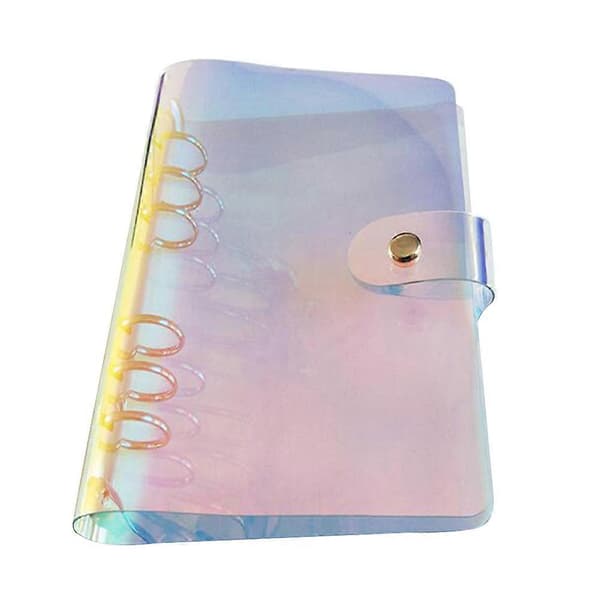 Ringbind Løsblad Multi Farve Transparent Filmappe til Kontorbrug[HK]