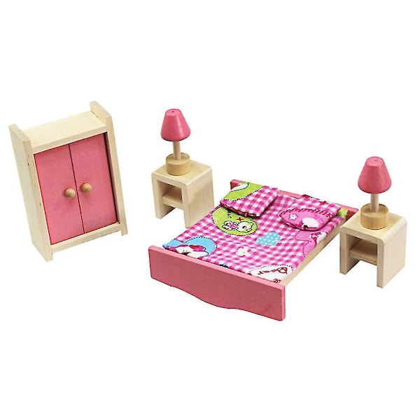 1 Set 1:12 Miniatyr För Dockhus Trämöbler Barn Leksaker Gåva Fo[HK] Random