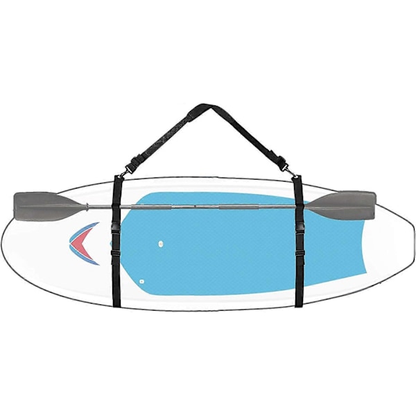 Bärrem för Paddleboard, Kraftig Justerbar Bärsele för Paddleboard Förvaringsslinga Axelrem för Stand Up Surf, Surfbräda, SUP, Longboard, [HK]