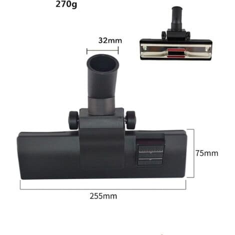 32 mm universal dammsugarborste reservdel, dammsugartillbehör (HK)