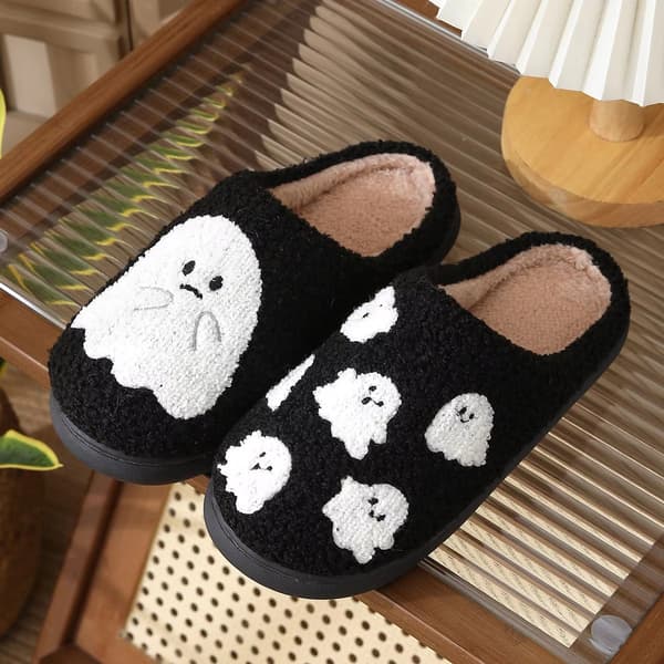 Vinterstrømper til kvinder, tykke og bløde bomuldsindlægssåler, skridsikre[HK] B