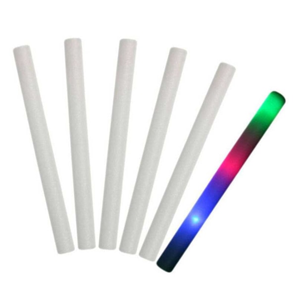 50 stk. Fargerike LED Skumlysstaver Multifunksjonell Blinkende Lys for Fest Halloween[HK] 10pcs