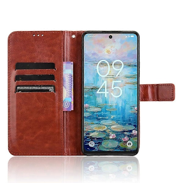 För TCL 50 Pro NxtPaper 5G/50 NxtPaper 5G Fodral PU Läder Plånboksfodral[HK] Style D Multicolor