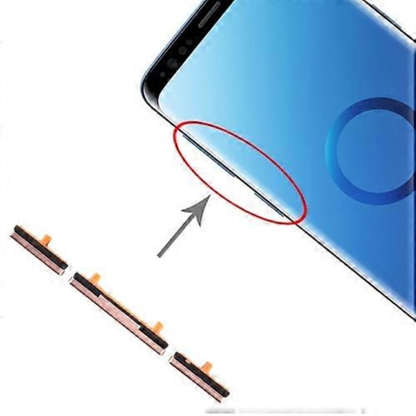 Til Galaxy S9 / Galaxy S9+ 10 Sæt Sideknapper[HK] Gold
