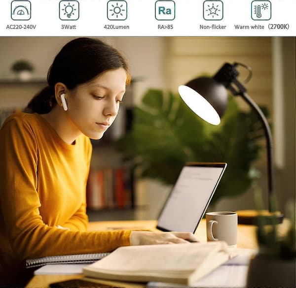 G9 LED-lampa 3W Varmvit 2700K 420LM[NC]