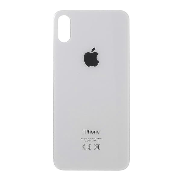 Batterideksel i glass for iPhone XS 5.8 tommer (EU-versjon) [HK] White White