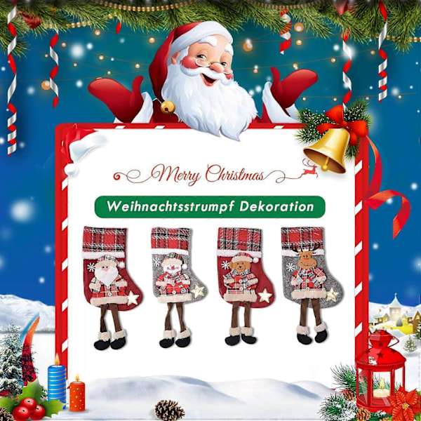 Julstrumpa Julstrumpa Julstövlar Julstrumpa Hängande Julstrumpa[HK]