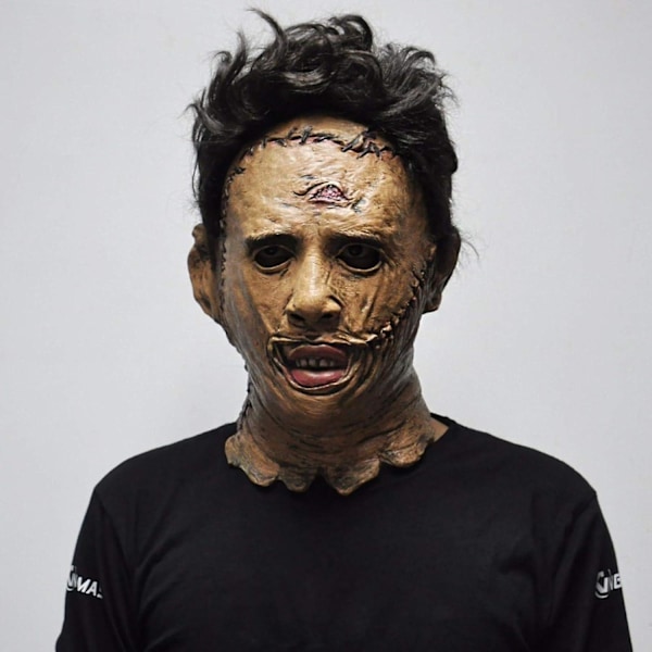 Texas Chainsaw Massacre Leatherface Maske Latex Skræmmende Film Halloween Cosplay Kostume Party Event Rekvisitter Legetøj Karneval Maske[HK]