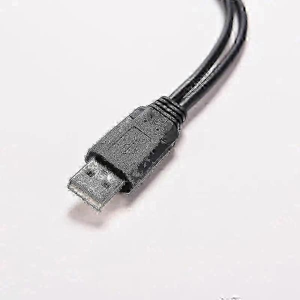 USB 2.0 förlängningskabel A 1 hona till 2 dubbla USB-hane datahubb strömadapter Y-splitter USB-laddningskabel [HK]