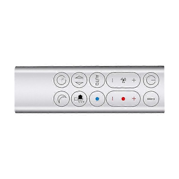 Erstatningsfjernkontroll egnet for HP04 HP05 HP07 Luftrenser Vifteløs Vifte Fjernkontroll Sil[HK] Silver
