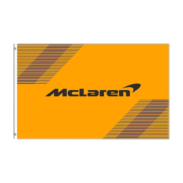 3x5 Ft Mclaren Bilflagga Polyester Tryckt Bilracing Banner För Dekoration[HkkK] A 60 x 90cm