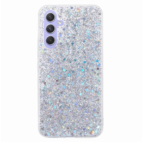 Glitterfodral för Samsung Galaxy A35 5G, reptåligt TPU-skal [HK] Style C Multicolor