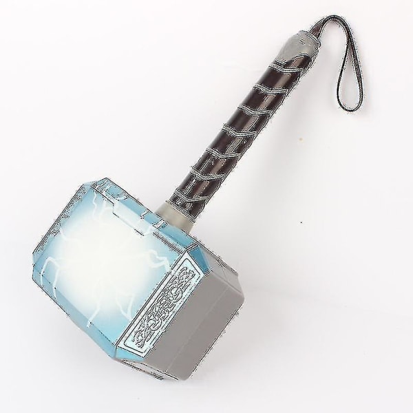 Led Lysende Lyde Thor Hammer Maske Børn Legetøj Actionfigur [HK]