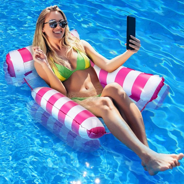 Pool Float 4-i-1 Vattenkrammadrass för pooler[HK]