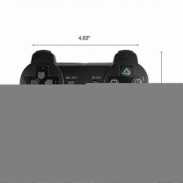 Til Ps3 Trådløs Bluetooth 30 Controller Spil Håndtag Fjernbetjening Gamepad Au Lager[HK] Silver Gray