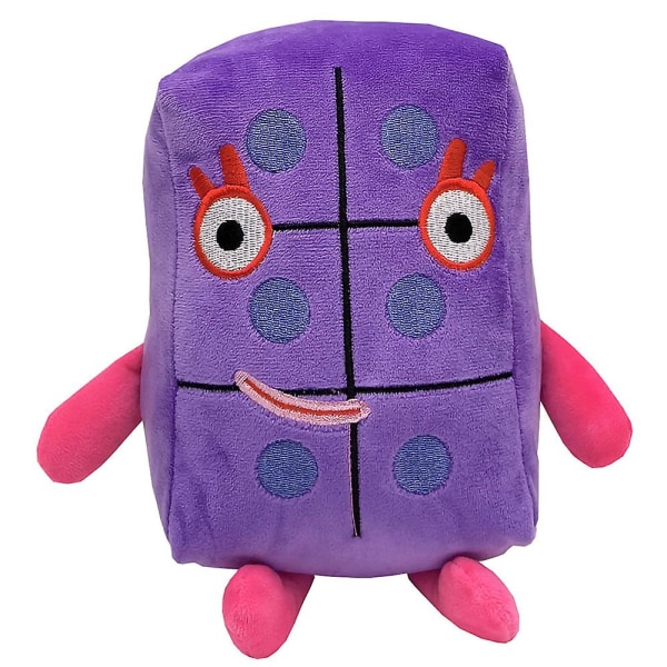 Tegneserie Numberblocks 1-10 Blød Plys Dukkepude Fyldt Legetøj Gave[HK] 6