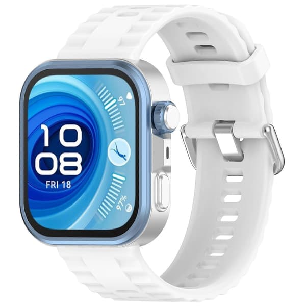Snabbfäste silikonrem för Huawei Watch Fit 4 Pro I6 (FCC) Vit[NC]