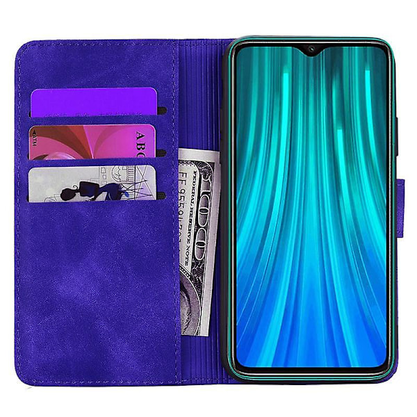 Lompakkokotelo XiaoMi RedMi NOTE 8 PRO Premium PU-nahkainen Käännettävä Mandala-suojus [HK] Purple
