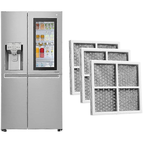 Ilmansuodatin LG Pure N Fresh -jääkaappiin, 3 kpl korvaavia Fresh Air -ilmansuodattimia, LG-yuyu[HK]