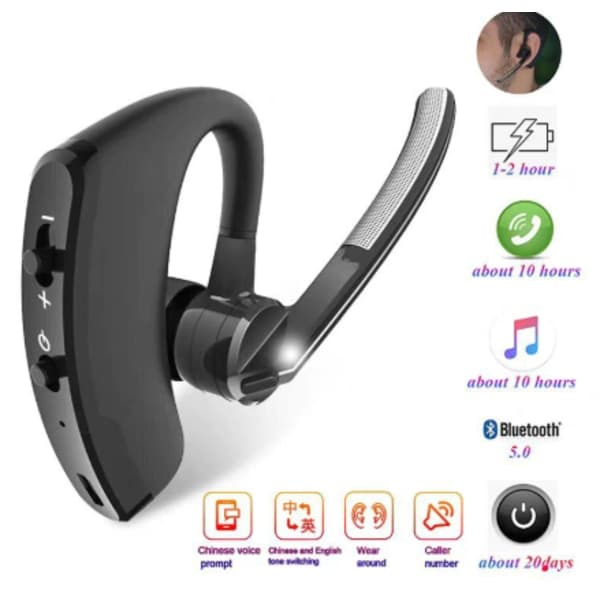 Plantronics Voyager Legend Bluetooth-headset, støjdæmpende trådløst mono-headset til pc, Mac, tablet og mobil, sort [HK]