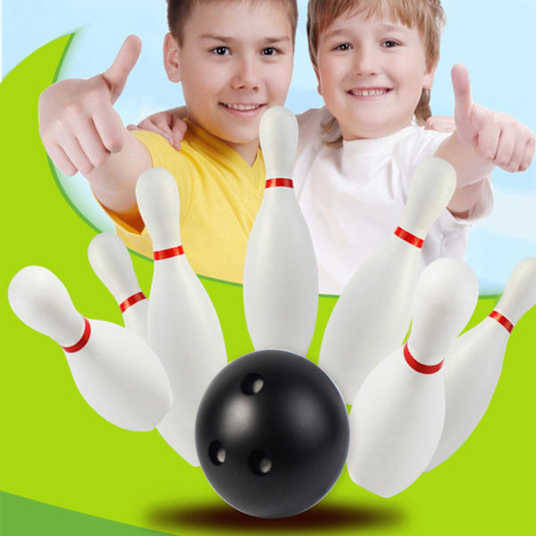 12-dels Bowlingset för Småbarn, Utomhus- och Inomhuslek, Sport- och Lärande Leksak, Present [HK]