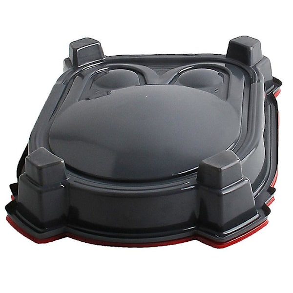 Stadium Gave Burst Gyro Disk Spændende Duel Spinning Top Launcher Tilbehør[HK] Black gray  red