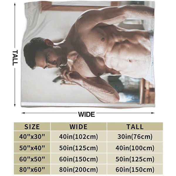 Tyler Actor Hoechlin Printet Letvægts Superblød Micro Fleece Plaid Passer til Sofa Seng Stue Sofa Stol ABD12882[HK] 50x40in 125x100cm