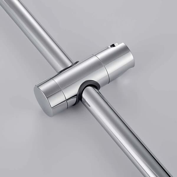 Badeværelse Brusehovedholder, Justerbar Brusehovedklemme, Krom[HK]
