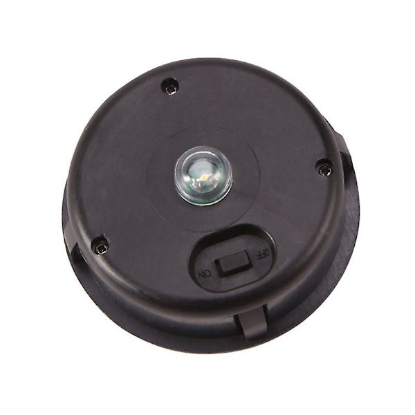 6 stk Smart Hage Solcelledrevet Utbyttbar Rund LED Lysboks Solbatteriboks Solceller Li-Ion Batterilader[HkkK] As Shown