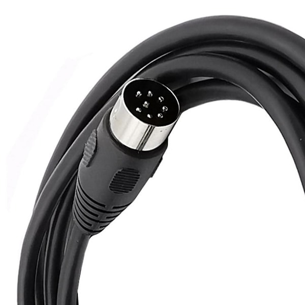 8 Pin Din Hane till Hane Högtalarkabel Adapter för Övervakning Fordon Datorer TV[HK] black