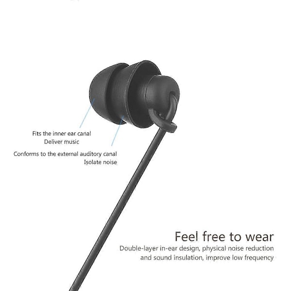 3,5 mm In-Ear Enkelt Øretelefon Mono-kanal Funksjonell Ørepropp Stereo Headset[HK]