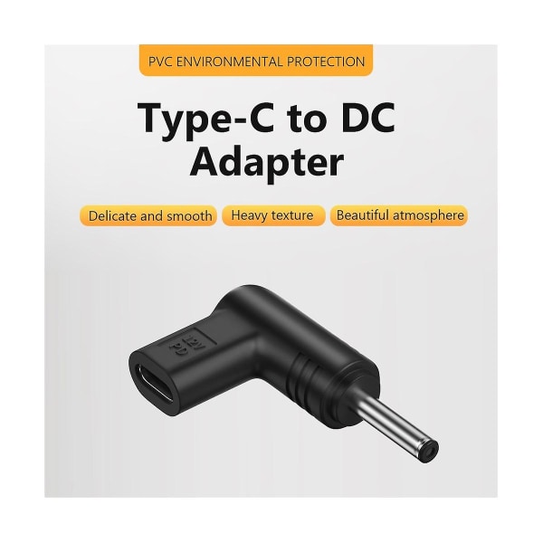 6 kpl USB-C PD - DC virtapäätteitä 12/15/19.5v kaapeli USB-reitittimen tyypin C - DC-liitäntäpistokkeen lataamiseen ([HK])