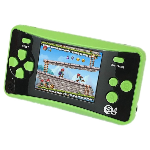 Kannettava kädessä pidettävä pelikonsoli lapsille, järjestelmäpelikonsolit Player Great Birthday Gift Green[HK] green