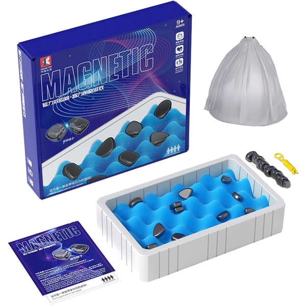Magnetisk sjakkspill – Strategibrettspill for flerspiller (svampbase)[HK] Sponge Base