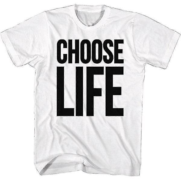 Wham Choose Life T-skjorte - Offisielt Merchandise - Gratis Frakt Verden Over [HK] S