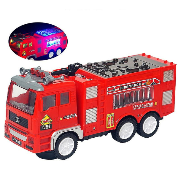 Simulering Bil Multifunksjonell Brannbil Modell Legering Bil Leker[HK]