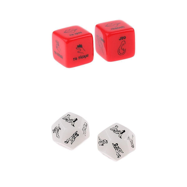 D6 D12 Glow In Dark Par Foreplay Spill Terninger For Han Eller Henne Krydret Leke[HK]