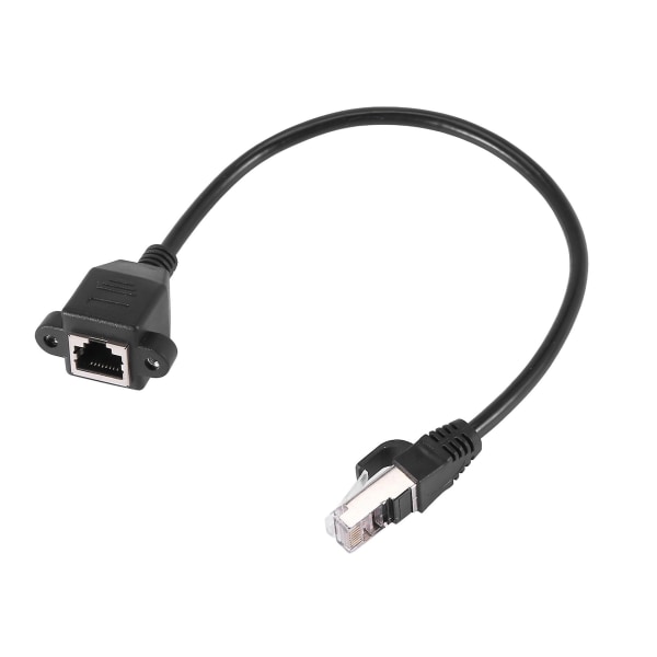 Rj45 hun til han adapter netværksforlængerkabel panelmontering 27cm([HK])