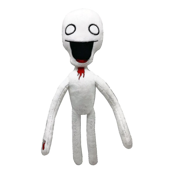 Siren Dobbelthode Plysj Leke Katt Dukke Tegneserie Fylt Dukke Julegave[HK] 40CM--White Skull