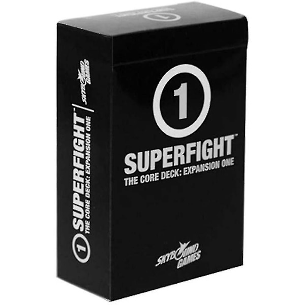 Superfight Core Expansion 1 Pakka: 100 Uutta Korttia Absurdien Väittelyiden Peliin | Super[HK] -peli