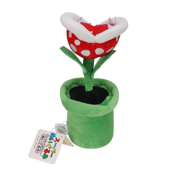 Super Mario Super Mario Ihmissyöjä Kukkaruukku Mario Miessyöjä Ruukkukasvi Big Mouth Flower Pehmolelu[HK] 20cm