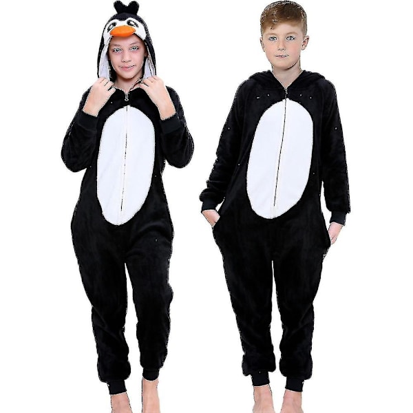 Unisex Super Soft Fleece Penguin Onesie Nw1[HK] for barn 2-3 Years