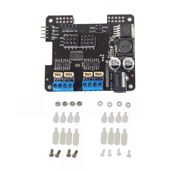 Stepper Motor HAT udvidelseskort for DIY-projekt Dc6-12V strøm [HK]