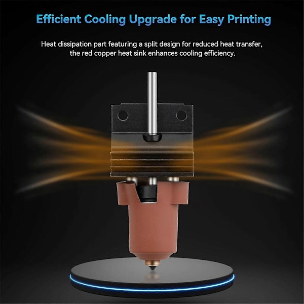 Högtemperatur Hotend Kit, Höghastighets med Integrerat Snabbväxlingsmunstycke för K1/K1 Max/K1C 3D-skrivare[HK] Photo Color