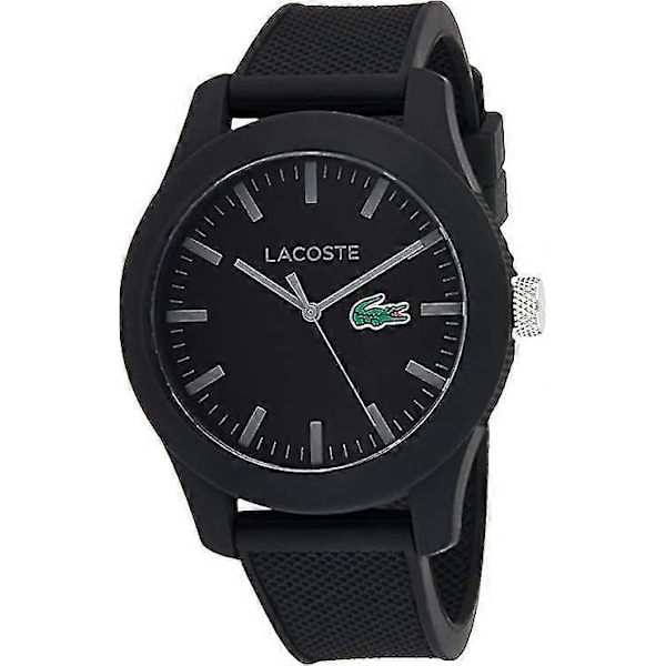 \"Dww-men's 12.12 Svart Klokke Med Teksturert Rem\"[HK]