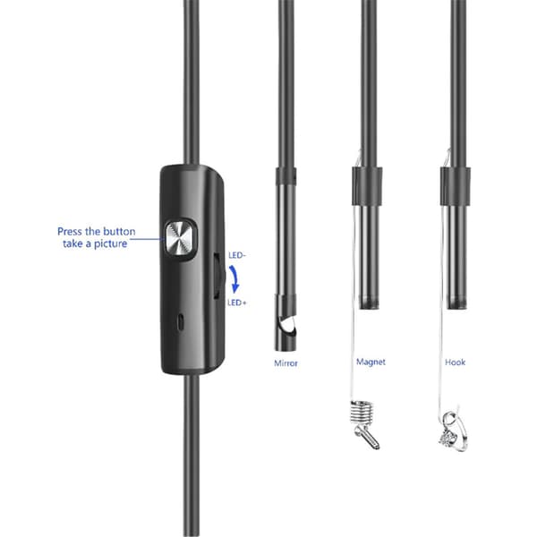 Usb-tarkastuskamera Samsung Android Windows Macbook -tietokoneelle [HK] 5M