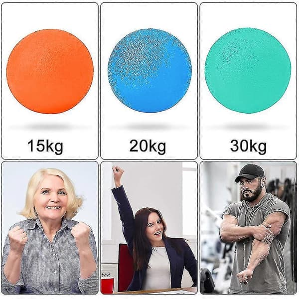 3 käsiterapiapalloa sormen ranteen nivelrikon harjoitteluun käsiharjoitus[HK]