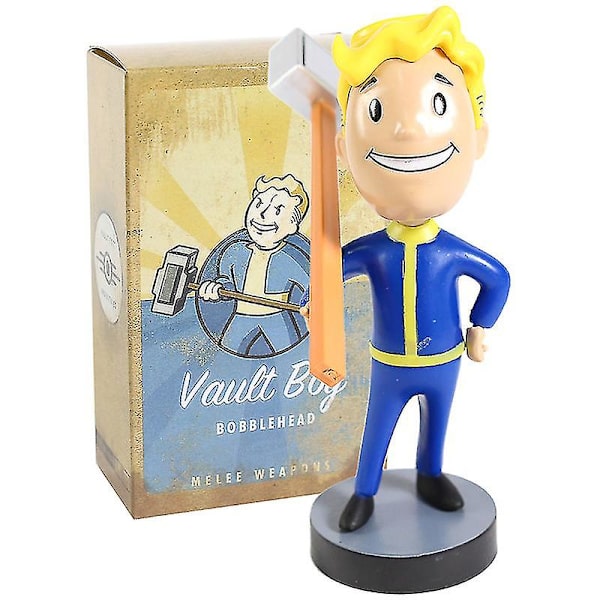 Fallout Vault Boy Bobble Head Dukke Pvc Figur Samleobjekt Legetøj 7 Stilarter[HK] D Melee Weapons