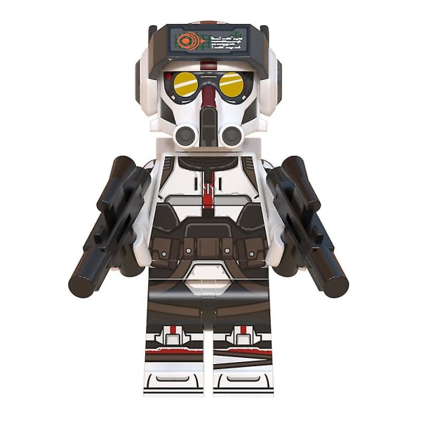 8 st Star Wars Rex Jesse Clone Force 99 Wrecker Hunter Minifigur monterad minibyggsten Actionfigurer Leksak Barn Present[HK]