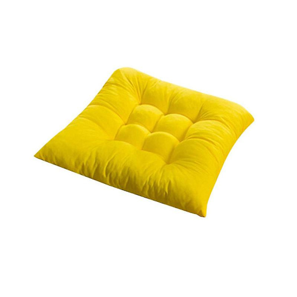 40x40cm Mjuk Sittdyna i Fast Färg, Kvadratisk, Tjock, Matplatsstol Dekoration XC[HkkK] Red
